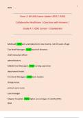 Exam 2&colon; NR 446 &lpar;Latest Update 2025 &sol; 2026&rpar;  Collaborative Healthcare &vert; Questions with Answers &vert;  Grade A &vert; 100&percnt; Correct &ndash; Chamberlain 