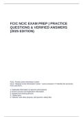 FCIC NCIC EXAM PREP PRACTICE QUESTIONS & VERIFIED ANSWERS (2025 EDITION)