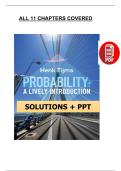 Probability&colon; A Lively Introduction &lpar;2017&rpar; &ndash; Solutions &plus; PPT &ndash; Tijms