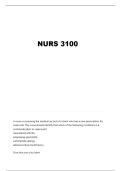 NURS 3100 EXAM 3 ATI&comma; ICLICKER&comma; KNOWLEDGE CHECK QUESTIONS AND VERIFIED ANSWERS