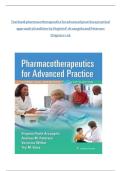 Test Bank for Pharmacotherapeutics for Advanced Practice&colon; A Practical Approach&comma; 5th Edition