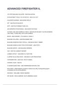 ADVANCED FIREFIGHTER IL NEWEST 2026&sol;2027 ACTUAL EXAM COMPLETE QUESTIONS AND CORRECT DETAILED ANSWERS &lpar;VERIFIED ANSWERS&rpar; &vert;ALREADY GRADED A&plus;&vert;&vert;BRAND NEW&excl;&excl;