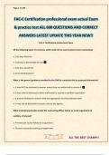 FAC-C Certification professional exam actual Exam & practice test ALL 600 QUESTIONS AND CORRECT ANSWERS LATEST UPDATE THIS YEAR NEW&excl;&excl;