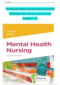 Test Bank for Neeb's Mental Health Nursing, 6th Edition (Chapters 1-22 Complete) by Linda M. Gorman and Robynn Anwar