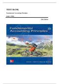 TEST BANK FOR Fundamental Accounting Principles 24th Edition by John J&period; Wild &comma; ISBN&colon; 9781259916960 &vert;All Chapters Included&vert; Guide A&plus;