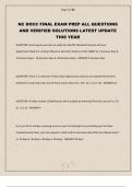 NC DOCC FINAL EXAM