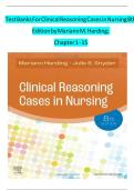 Test Bank for Clinical Reasoning Cases in Nursing&comma; 8th Edition by Mariann M&period; Harding and Julie S&period; Snyder