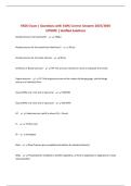 FADO Exam &vert; Questions with 100&percnt; Correct Answers 2025&sol;2026 UPDATE &vert; Verified Solutions