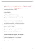 FADO Test &vert; Questions with 100&percnt; Correct Answers 2025&sol;2026 UPDATE &vert; Verified Solutions