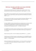 FADO Exam &vert; Questions with 100&percnt; Correct Answers 2025&sol;2026 UPDATE &vert; Verified Solutions