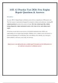 ASE A1 Practice Test 2026&colon; Free Engine Repair Quiz