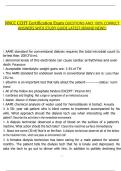 NNCC CCHT Certification Exam &ndash; Questions and 100&percnt; Correct Answers with Complete Study Guide
