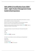 SAFe APM 6&period;0 Certification Exam 2024&ndash;2025 &ndash; Agile Product Management Study Guide & Real Questions