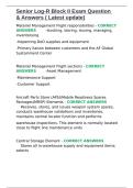 Senior Log-R Block II Exam Question & Answers &lpar; Latest update&rpar;&period;docx