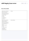 ARRT Registry Exam review Exam Questions and Answers 100&percnt; Pass &vert;Already Graded A&plus;&vert; Verified and Updated &vert;Actual 2025&sol;2026 Cheat Sheet