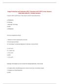 Image Production and Evaluation &lpar;IPE&rpar; &vert; Questions with 100&percnt; Correct Answers 2025&sol;2026 UPDATE &vert; Verified Solutions