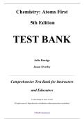 Title&colon; Test Bank &mdash; Chemistry&colon; Atoms First&comma; 5th Edition &mdash; Julia Burdge & Jason Overby &mdash; ISBN 9781266280412