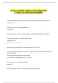 PATH 370 WEEK 2 EXAM QUESTIONS WITH COMPLETE DETAILED ANSWERS&period;