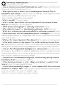 NM History - Fall Final Exam Exam Questions and Answers 100&percnt; Pass &vert;Already Graded A&plus;&vert; Verified and Updated &vert;Actual 2025&sol;2026 Cheat Sheet