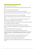 ACBIS Test Questions with Correct Answers Latest 2025