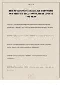BSIS Firearm Written Exam