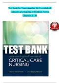 Test Bank for Understanding the Essentials of Critical Care Nursing 3rd Edition &vert; Perrin & MacLeod