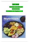 Test Bank for Nutrition: Concepts and Controversies 5th Canadian Edition by Leonard Piché, Frances Sizer & Ellie Whitney | ISBN-13: ‎978-0176892869 | Verified 2025 Edition