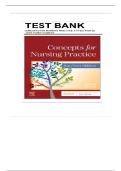 Test Bank Concepts for Nursing Practice &lpar;4TH Ed&rpar; by Jean Giddens 2025&sol;2026 STUVIA