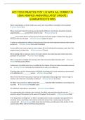 HCC TCOLE PRACTICE TEST 1&sol;3 WITH ALL CORRECT & 100&percnt; VERIFIED ANSWERS&vert;LATEST UPDATE&vert; GUARANTEED TO PASS