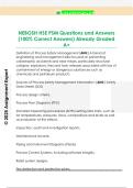 NEBOSH HSE PSM Questions and Answers  &lpar;100&percnt; Correct Answers&rpar; Already Graded  A&plus;