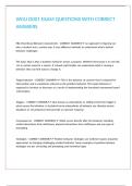 WGU D001 EXAM QUESTIONS WITH CORRECT ANSWERS