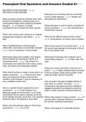 Powerplant Oral Questions and Answers Graded A&plus;