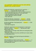 LEAD ABATEMENT SUPERVISOR EXAM TEST WITH VERIFIED  ANSWERS 100&percnt; ASSURED SUCCESS