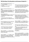 IFR Oral Exam Test Questions and Answers Graded A&plus;