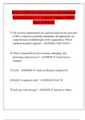 WGU C838 OA Questions with Detailed  Verified Answers &vert; Latest Update 2025 &vert;  Sure to Pass&excl;&excl; 
