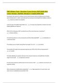 EXSC Midterm Exam &vert;Questions &lpar;Latest Version 2025&vert;2026&rpar; With Correct Answers &vert;Verified &vert;Already A&plus; Graded &lpar;100&percnt; Pass&rpar;
