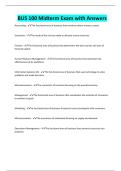 BUS 100 Midterm Exam with Answers