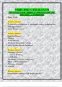 NR283- PATHO FINAL EXAM  QUESTIONS WITH CORRECT VERIFIED ANSWERS &vert;  100&percnt; PASS &lpar;A&plus; CERTIFIED&rpar;