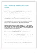 Class C Written Test Questions With Correct Answers 