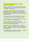 ASPE CPD STUDY QUESTIONS AH EXAM WITH VERIFIED  SOLUTIONS A&plus; SCORE REVIEW