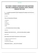 SLTC EXAM 1 NEWEST VERSON WITH 300 QUESTIONS AND WELL ELABORATED ANSWERS LATEST UPDATED VERSION THIS YEAR