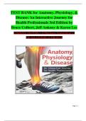 Test Bank &ndash; Anatomy & Physiology&colon; Disease&comma; An Interactive Journey for Health Professionals&comma; 3rd Edition by Bruce Colbert&comma; Jeff Ankney & Karen Lee &lpar;2025&rpar;