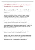 WGU D080 Unit 2 Test learning checks and quizzes 91 Questions with Verified Answers&comma;100&percnt;CORRECT