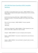 SOC 200 Final Exam Questions With Complete Solutions
