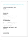 Torts Final Exam Questions With Correct Answers&period;