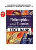 Butts & Rich &ndash; Philosophies and Theories for Advanced Nursing Practice &lpar;4th Edition&rpar; &vert; Complete Test Bank &lpar;Chapters 1&ndash;26&comma; Updated 2025&rpar;