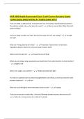 NUR 2092 Health Assessment Exam 2 with Correct Answers &lpar;Latest Update 2025&vert;2026&rpar; Already A&plus; Graded &lpar;100&percnt; Pass&rpar;