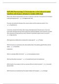 NUR 2092 Pharmacology Ch 34 Introduction to the Endocrine system Questions and Answers &vert;Already A&plus; Graded &lpar;100&percnt; Pass&rpar;