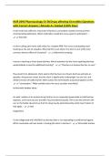 NUR 2092 Pharmacology Ch 58 Drugs affecting GI motility Questions with Correct Answers &vert;Already A&plus; Graded &lpar;100&percnt; Pass&rpar;