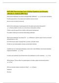 NUR 2092 Pharmacology Exam 4 Kahoot Questions and Answers &vert;Already A&plus; Graded &lpar;100&percnt; Pass&rpar;